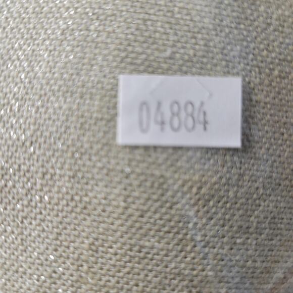 Eileen Fisher Dress Womens Large Beige Metallic Organic Linen Shift Lagenlook - Picture 14 of 14